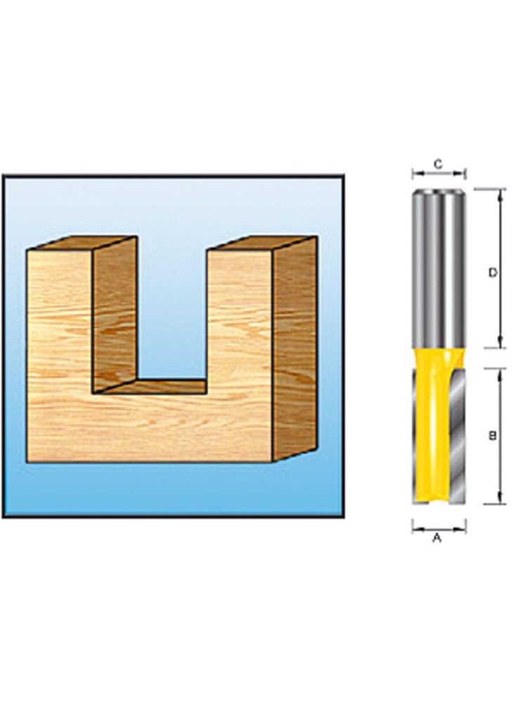 Fresa Recta 2 Filos, 5 Mm Makita D-09232 fresadora