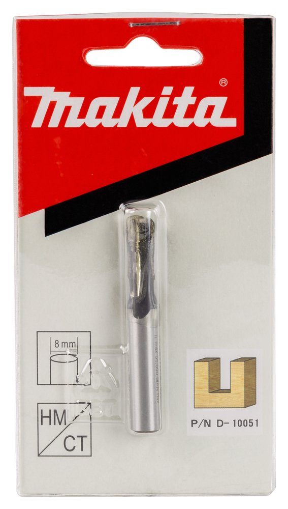 Fresa Recta 6 X 19 X 8 Mm Makita D-10051 6X19X8 Mm fresadora - Imagen 2