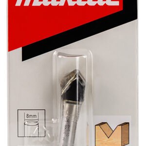 Broca de Ranura en V 8 X 12 7 X 12 7 Mm Makita D-10687 8 X 12.7 X 12.7 Mm 8X12 fresadora