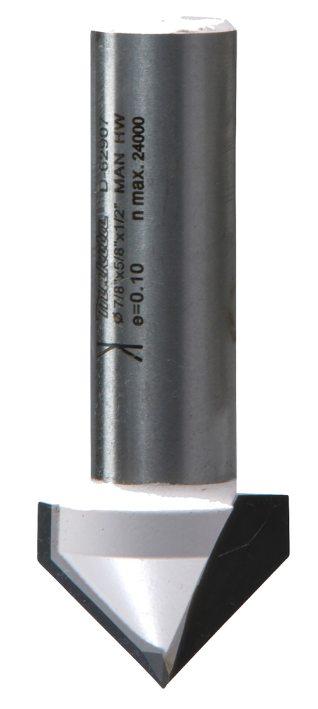 Fresa de Ranurar en V 15,97 Х 12,7 Х 8 Mm Makita D-10693 8 MM fresadora