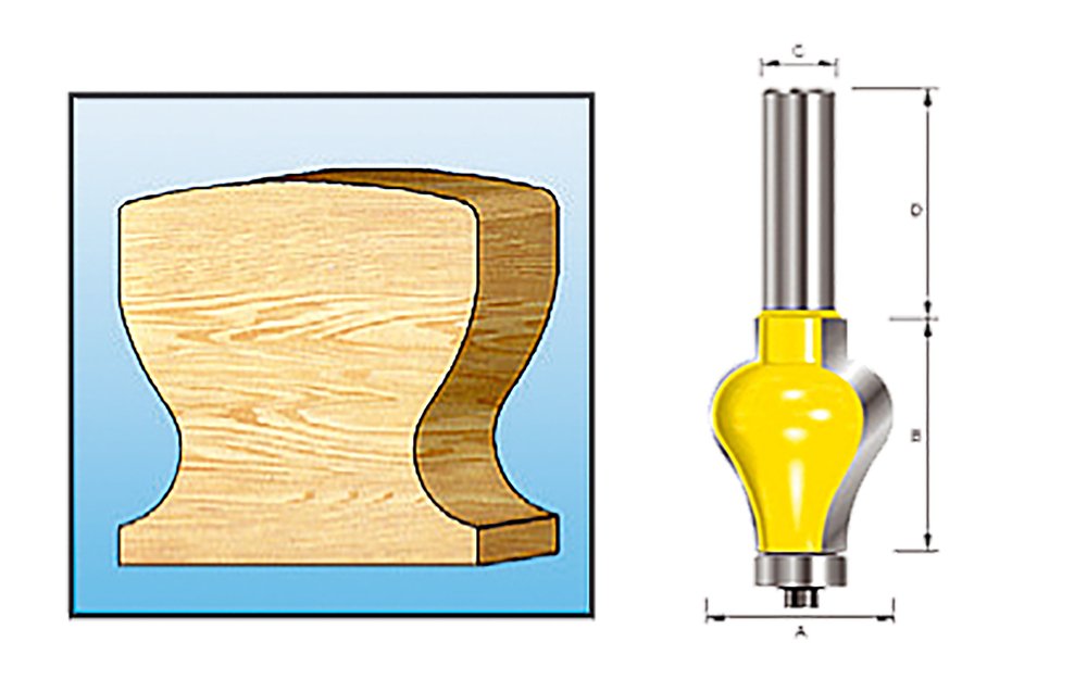 Fresa Molduradora 12 X 32 X 38 1 Mm Makita D-11829 12 X 32 X 38.1 Mm 12X32X38 fresadora