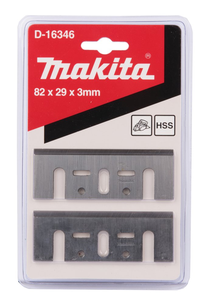 Cepillo Blade, Hss, 82 Mm, 2 Piezas Makita D-16346 - Imagen 2