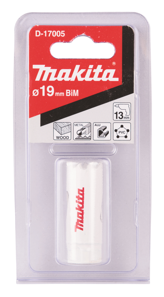 Broca de Corona Bim 19 Mm Makita D-17005 Inox perforación fijación acero inoxidable · aluminio - Imagen 2