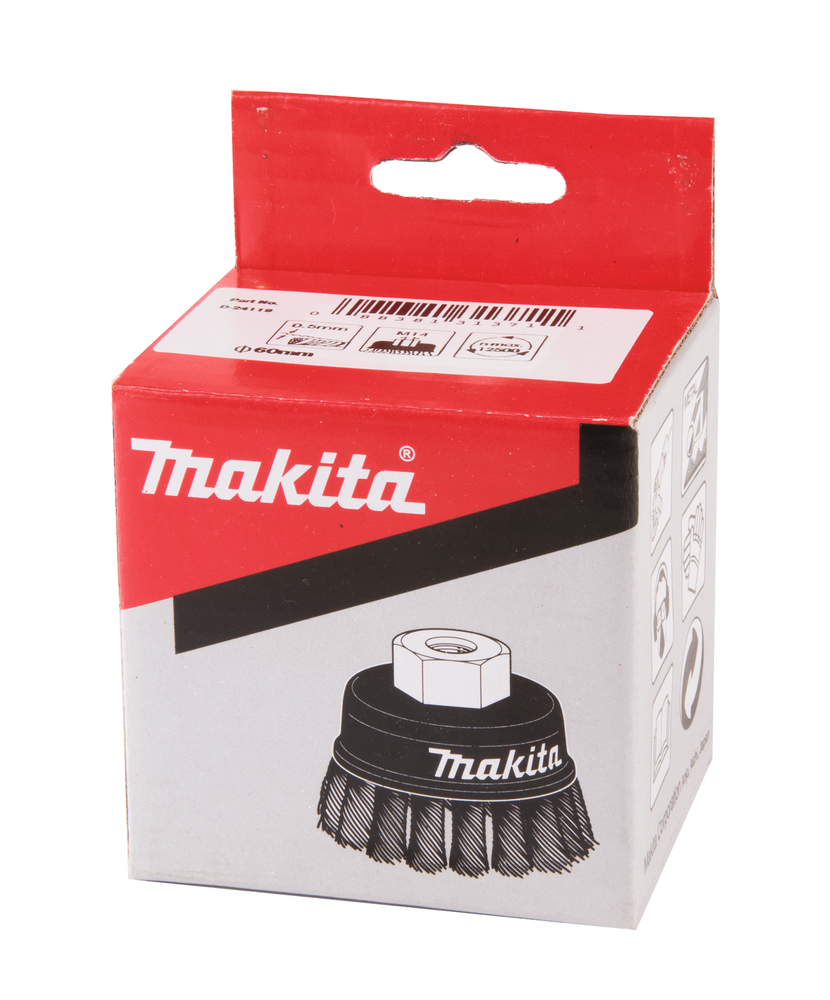 Grata Cónica Ondulada 0,5 X 60 Mm, M14 Makita D-24119 5X60 Mm trabajo metal rosca M14 - Imagen 2