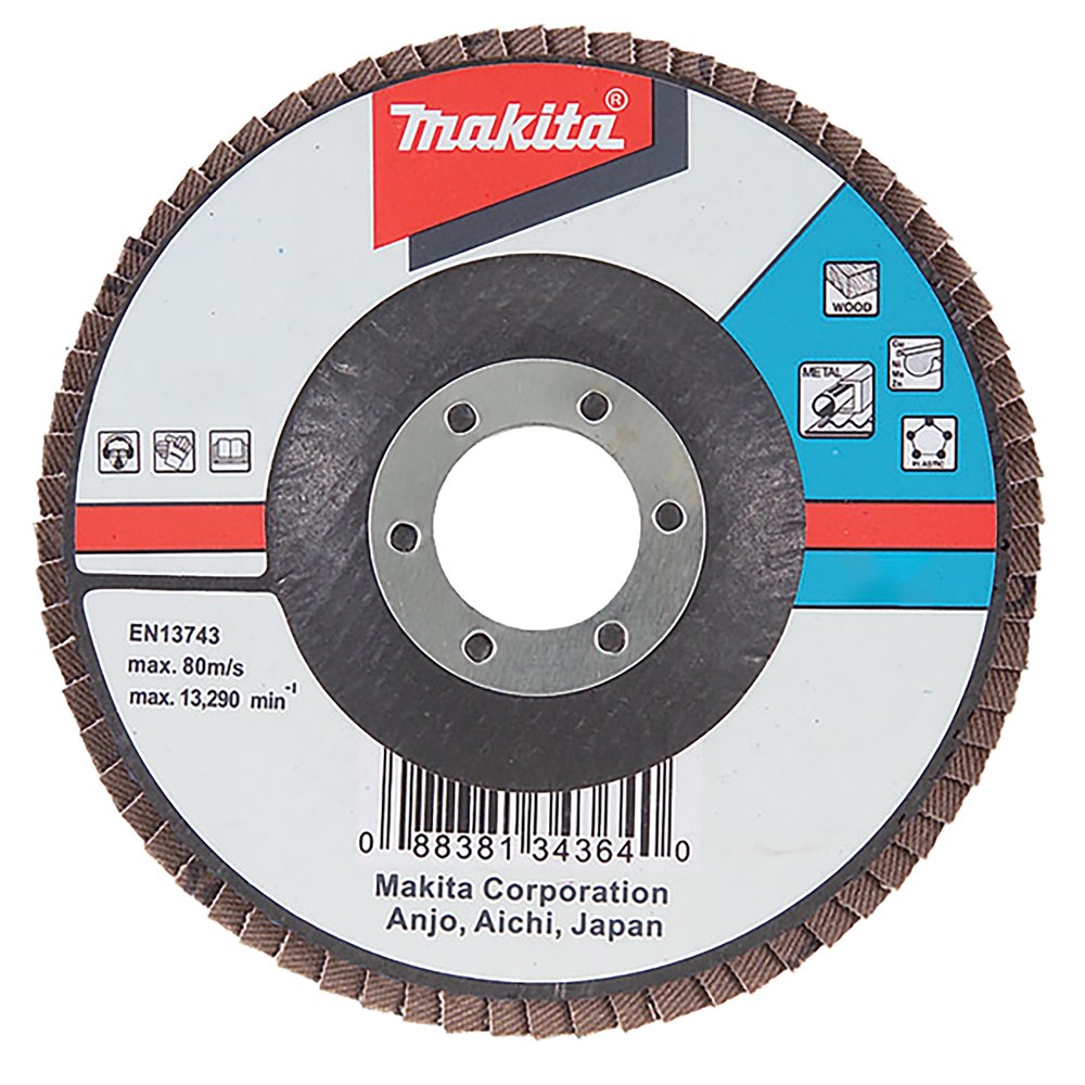 Disco de Láminas 180 Mm Makita D-27165 180 MM 23X180 MM trabajo metal