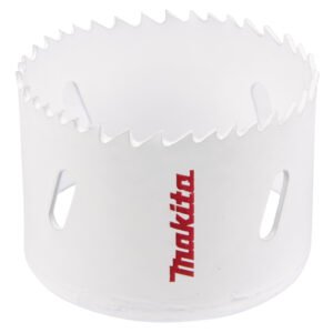 Broca de Corona Bim 64 Mm Makita D-30140 64X38 Mm Inox perforación fijación acero inoxidable · aluminio