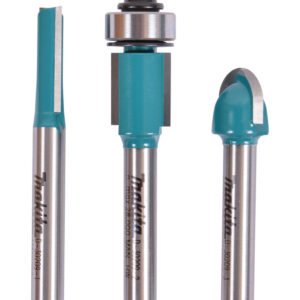 Estuche de Fresas Rectas, Vástago 6 Mm Makita D-30209 12 Mm fresadora