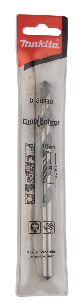 Broca Omnibohrer 10 X 150 Mm Makita D-30380 10X150 Mm perforación fijación aluminio - Imagen 3