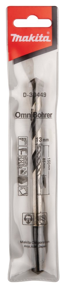 Broca T C T Omniboher, 13 X 150 Mm Makita D-30449 13X150 Mm Azul perforación fijación aluminio - Imagen 3