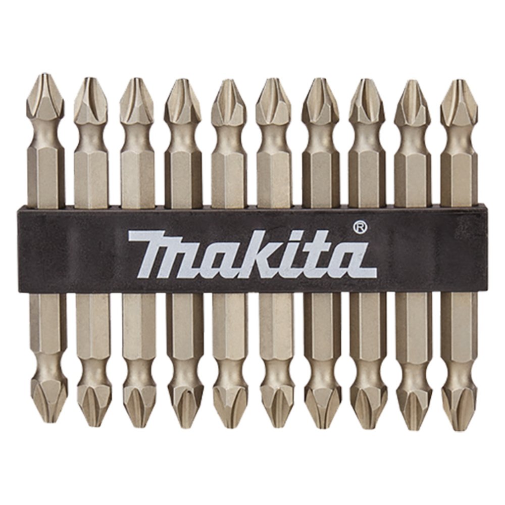 Set de Puntas Dobles Imantadas, PH2 65 Mm Makita D-34366 perforación fijación