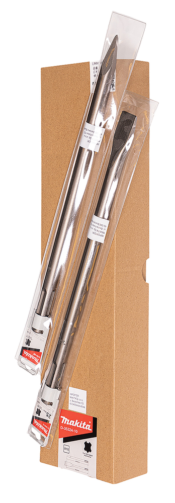 Set Puntero y Cincel, para Sds-max, 10 Piezas Makita D-35324-10 0 Mm 400 Mm perforación fijación - Imagen 2