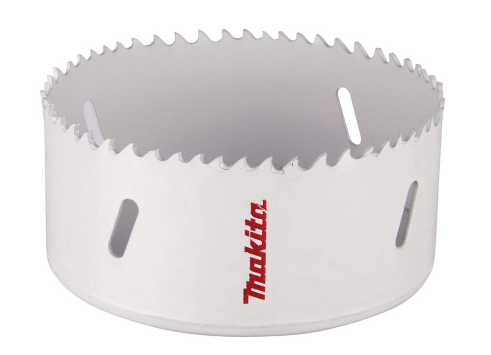 Broca de Corona Bim 98 Mm Makita D-35564 Inox perforación fijación acero inoxidable · aluminio