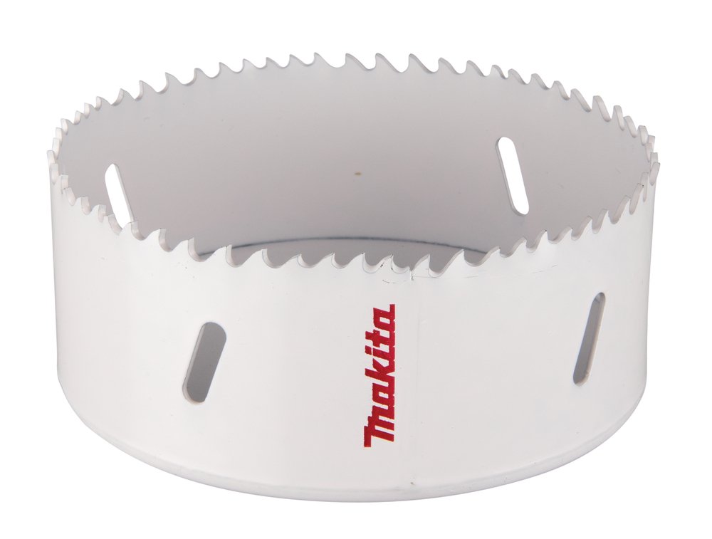 Broca de Corona Bim 108 Mm Makita D-35586 Inox perforación fijación acero inoxidable · aluminio