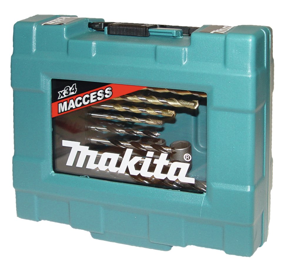 Estuche de Accesorios, Mz, 34 Piezas Makita D-36980 5 Mm 8 Mm perforación fijación - Imagen 2