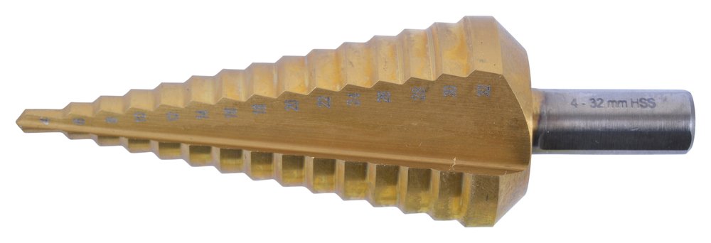 Broca Escalonada Tin 4 - 32 Mm Makita D-40135 102 Mm perforación fijación