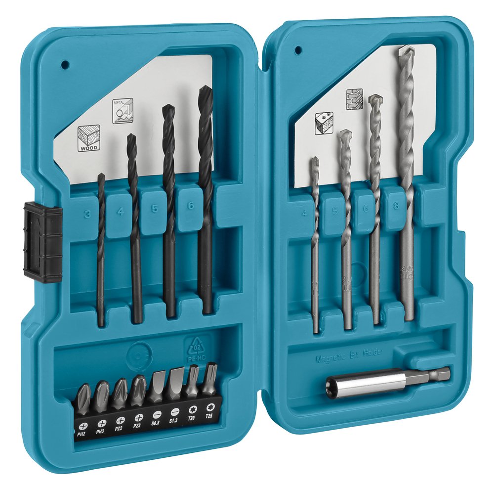 Drill y Set de Punta Makita D-40200 perforación fijación
