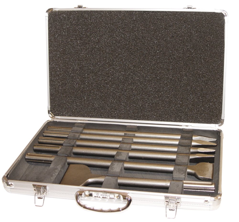 Estuche para Sds-max, 6 Piezas Makita D-40565 400 Mm 25 Mm perforación fijación aluminio