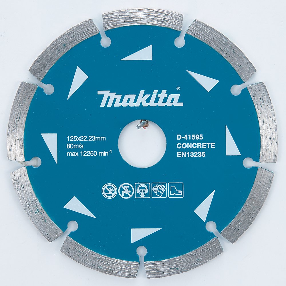 Disco de Diamante 125 X 22,23 Mm, 10 Piezas Makita D-41595-10 125X22 altura máx. 7 m