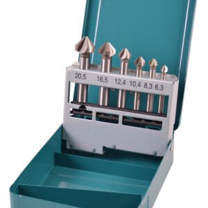 Estuche de Avellanadores 6 Piezas Makita D-42204 5 Mm 63 Mm perforación fijación