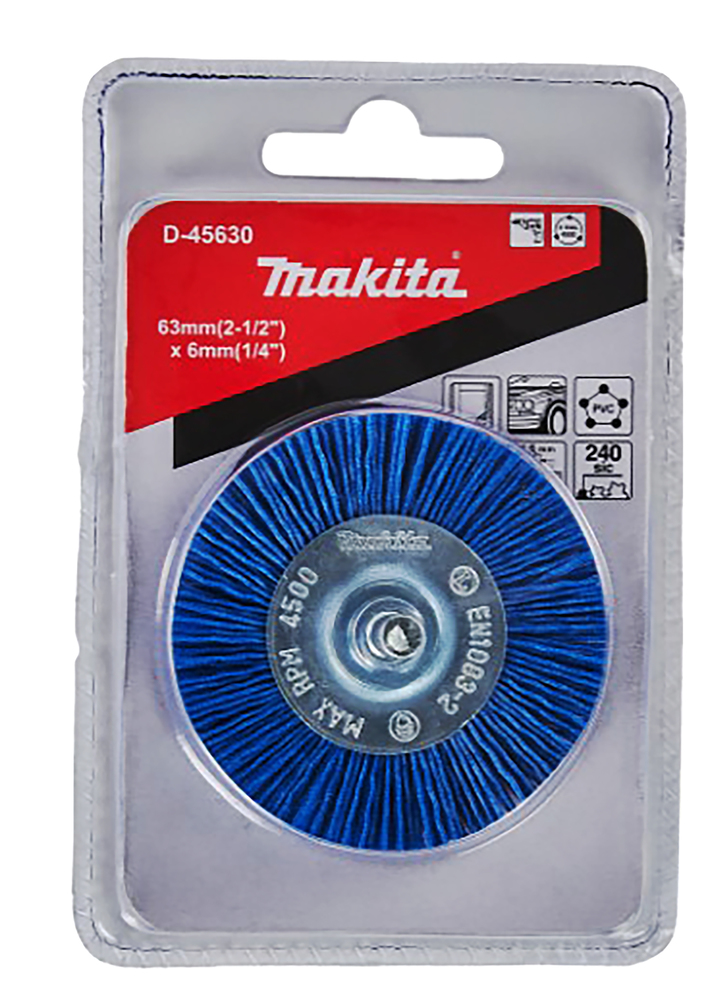 Copa Ondulada de Nylon , 240G Makita D-45630 63 Mm abrasivo pulido - Imagen 2