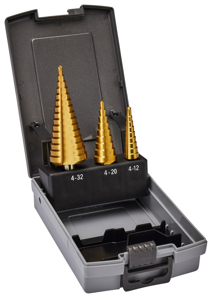 Estuche de Brocas Escalonadas Tin Makita D-46573 32 Mm 102 Mm perforación fijación - Imagen 3
