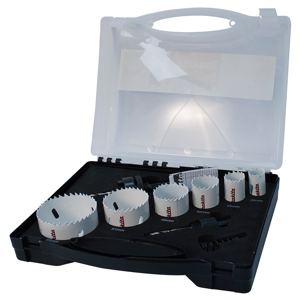 Estuche Brocas de Corona Makita D-47139 65 Mm 20 MM Latón perforación fijación aluminio