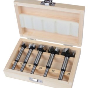 Estuche de Brocas Fostner, 5 Piezas Makita D-47363 35 Mm 10 MM perforación fijación