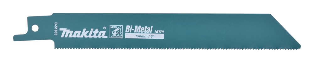 Hoja de Sierra de Sable, 150 X 0,9 Mm Makita D-51633 150X0 Mate corte