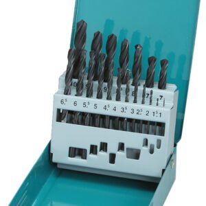 Set de Brocas de Metal 1 - 10 Mm, Hss-r, 19 Piezas Makita D-54081 Negro perforación fijación