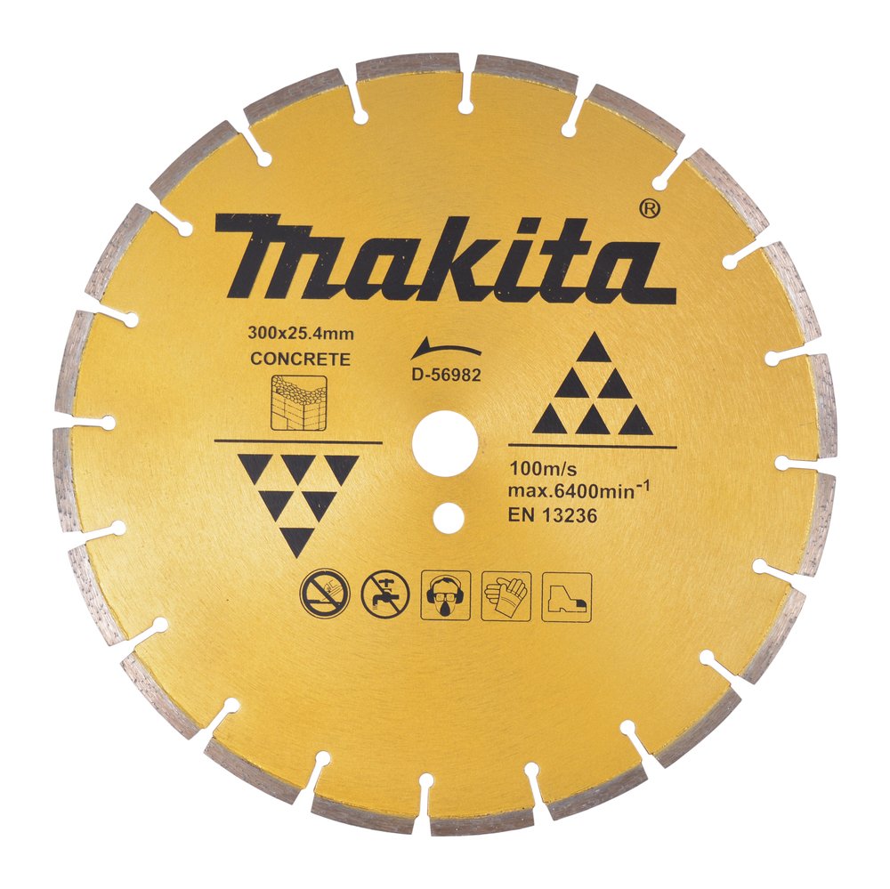 Disco de Diamante 300 X 25,4 X 7,5 Mm Makita D-56982 300X25