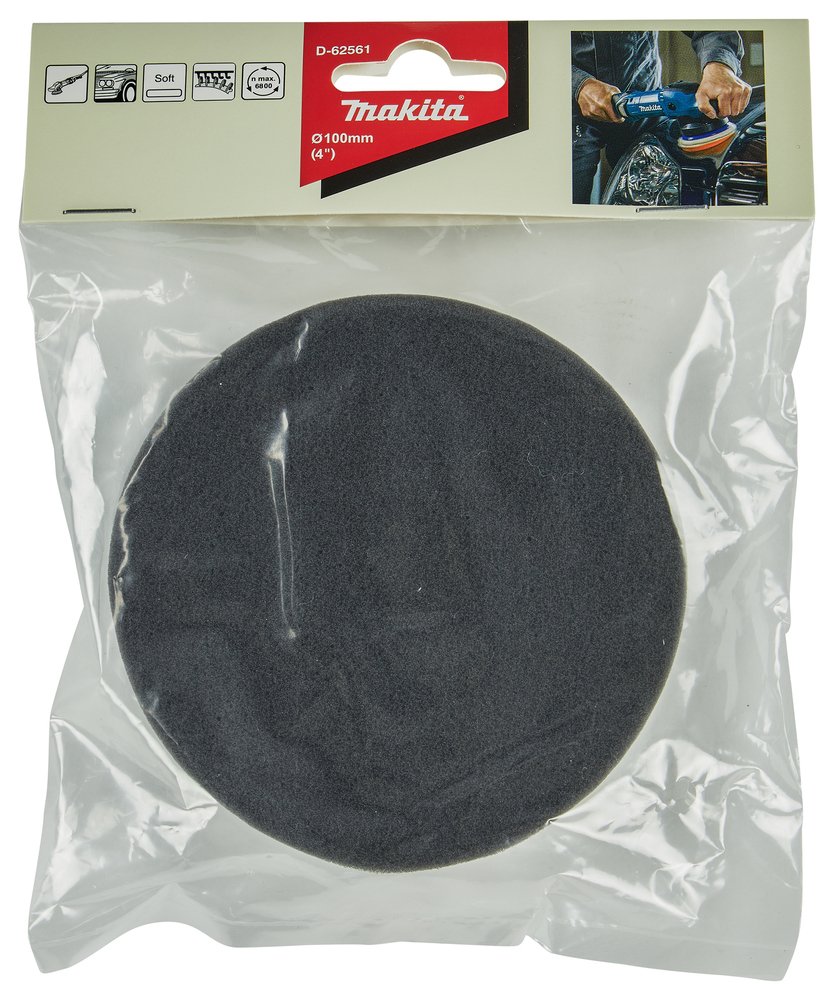 Plato de Esponja, Ø 100 Mm Makita D-62561 abrasivo pulido
