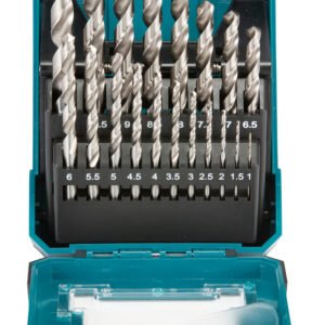 Set de Brocas de Metal Hss-g, 19 Piezas Makita D-67549 10 Mm perforación fijación
