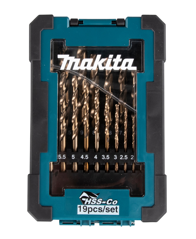 Set de Brocas de Metal Hss-co, 19 Piezas Makita D-67561 10 Mm Inox perforación fijación acero inoxidable - Imagen 2