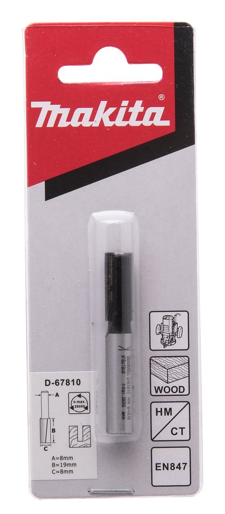 Broca Recta, T C T , 8 X 51 Mm Makita D-67810 8X51 Mm fresadora - Imagen 4