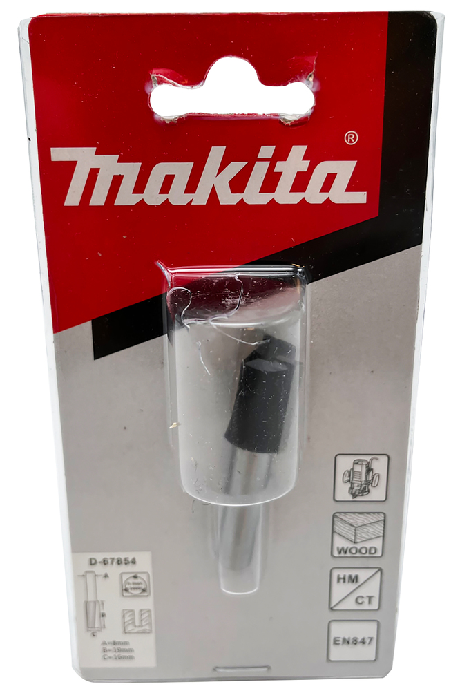 Fresa Recta 2 Filos, 16 Mm Makita D-67854 fresadora - Imagen 2