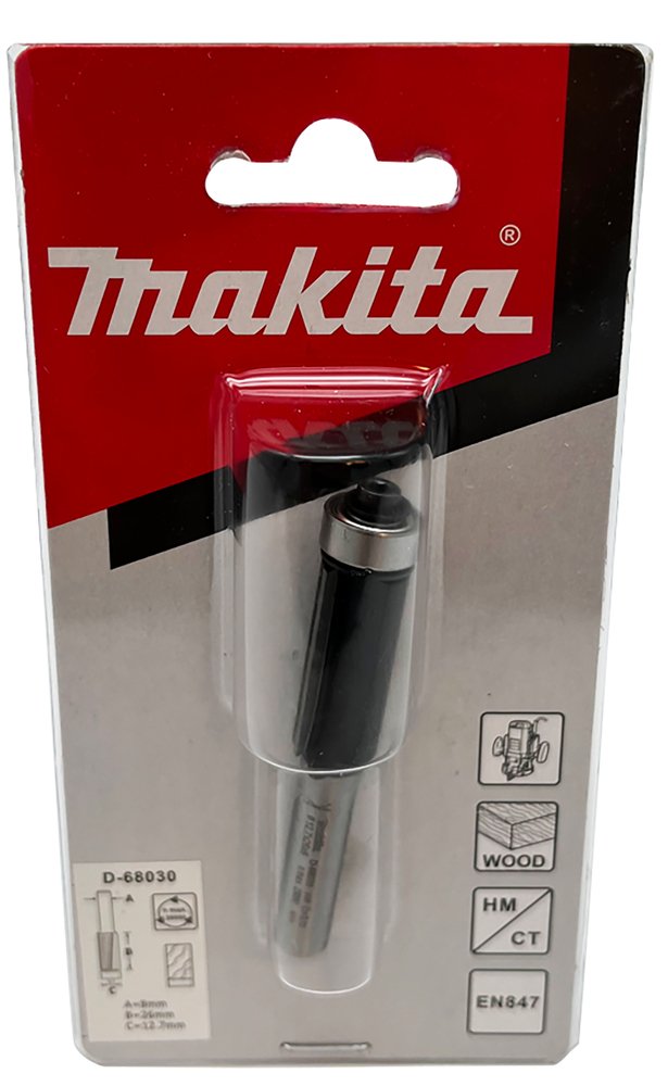 Broca de Corte al Ras Makita D-68030 8X12 7X68 fresadora - Imagen 2