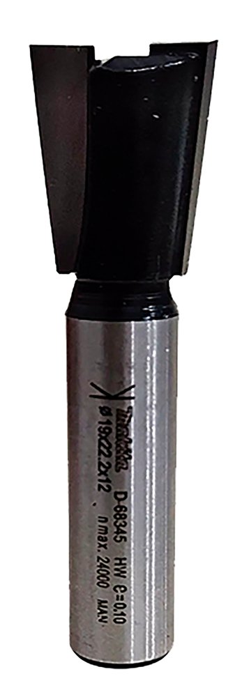 Broca de Cola de Milano de 2 Filos, 19 Mm Makita D-68345 19 MM fresadora