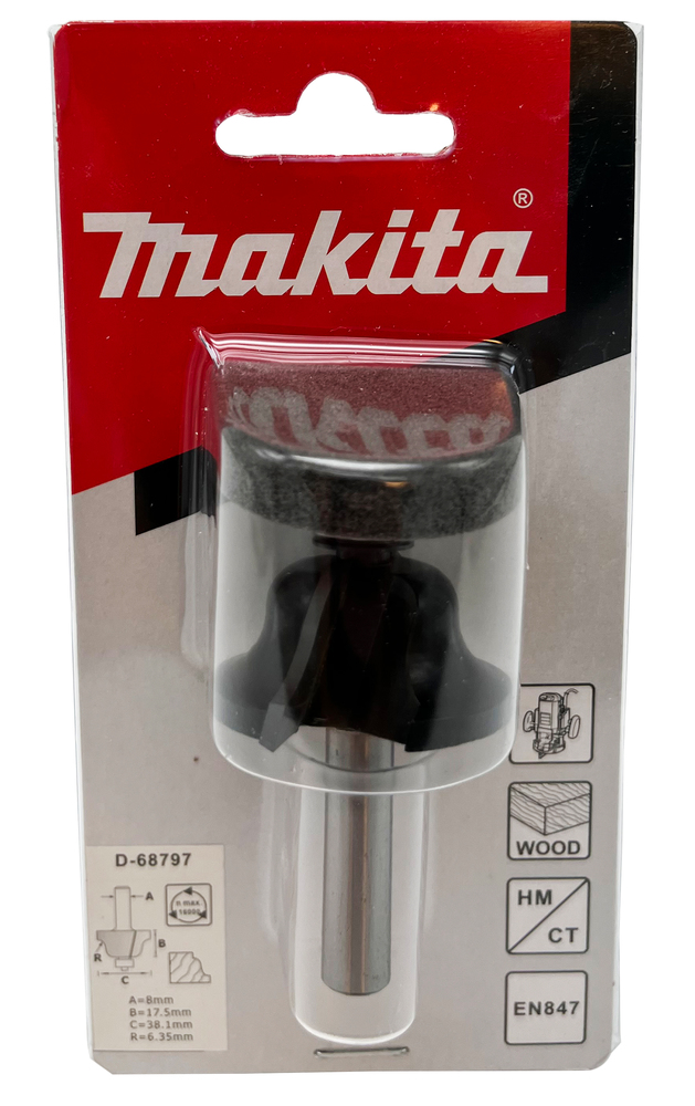 Fresa Molduradora, 42 X 10 X 6 Mm Makita D-09575 42X10X6 Mm fresadora - Imagen 2