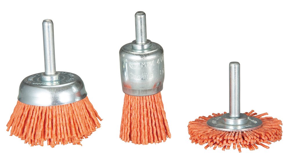 Set de Gratas de Nylon, 80G, 3 Piezas Makita D-70742 50 Mm trabajo metal