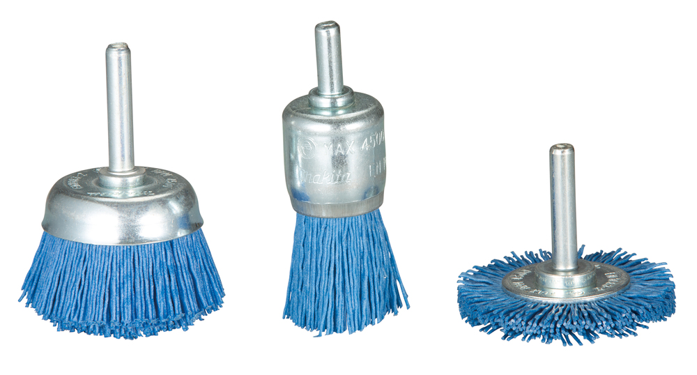 Set de Gratas de Nylon, 240G, 3 Piezas Makita D-70758 50 Mm trabajo metal