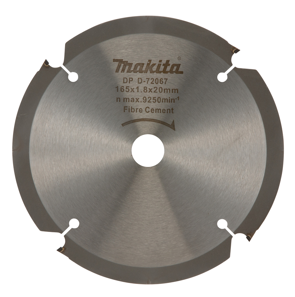 Disco Sierra Circular P C D 165 X 20 Mm, 4T Makita D-72067 165X20 Mm corte - Imagen 2
