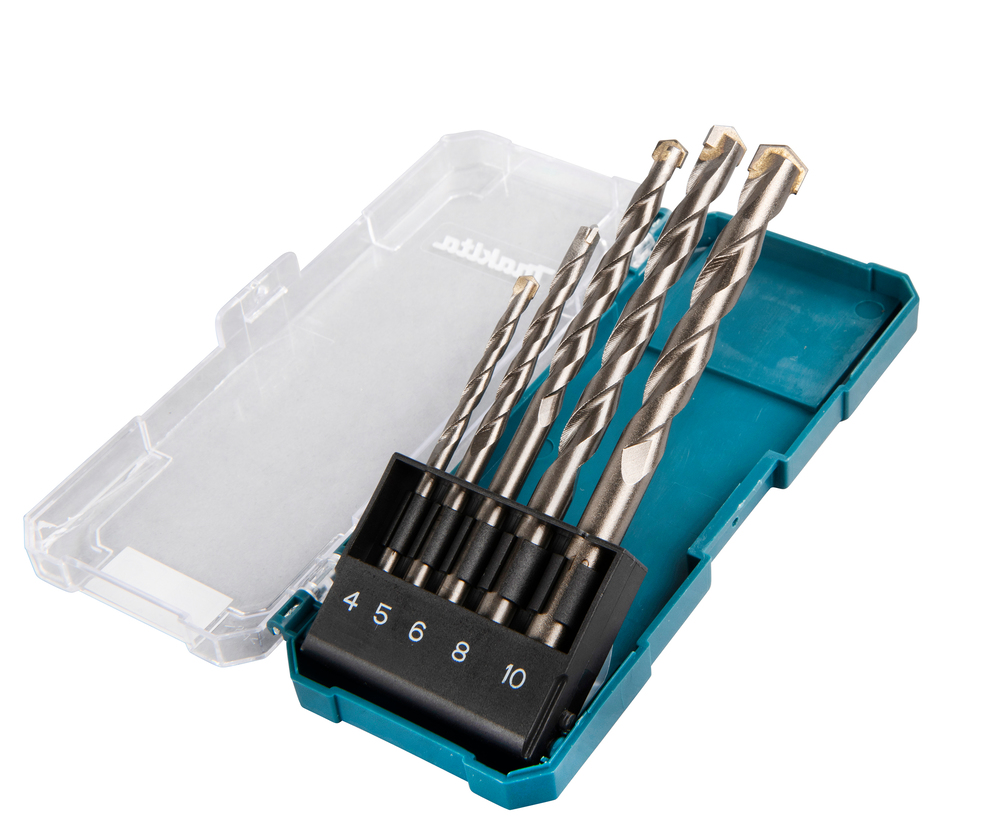 Estuche de Brocas T C T, 5 Piezas Makita D-72877 4 Mm 5 Mm perforación fijación - Imagen 3