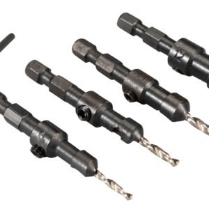Estuche de Brocas Avellanadoras 4 Piezas Makita D-73455 6 Mm 70 Mm perforación fijación