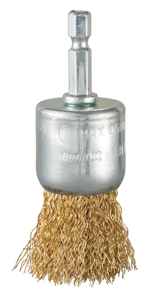 Cepillo de Acabado Latonado para Taladro, 28 Mm, 0,3 Mm, 1/4" Makita D-73732 trabajo metal latón