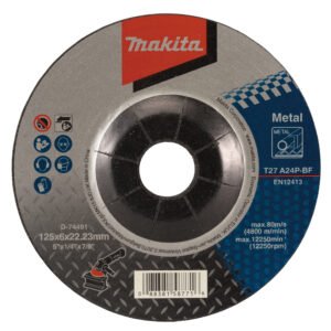 Discos de Debarbe METAL 125X6,0X22,23 Mm Makita D-74491 125X6,0X22,23 MM trabajo