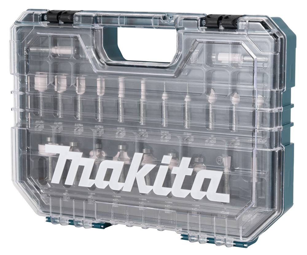 Juego de Fresas Multiusos, 22 Piezas Makita D-74778 fresadora