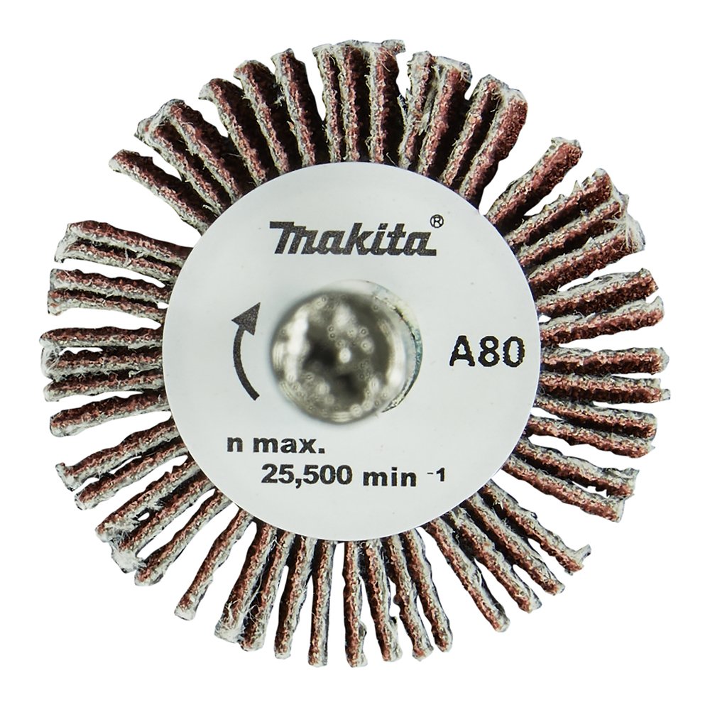 Cepillo Lijas Ø30 X 10 Mm, A80 Makita D-75312 30X10 trabajo metal - Imagen 2