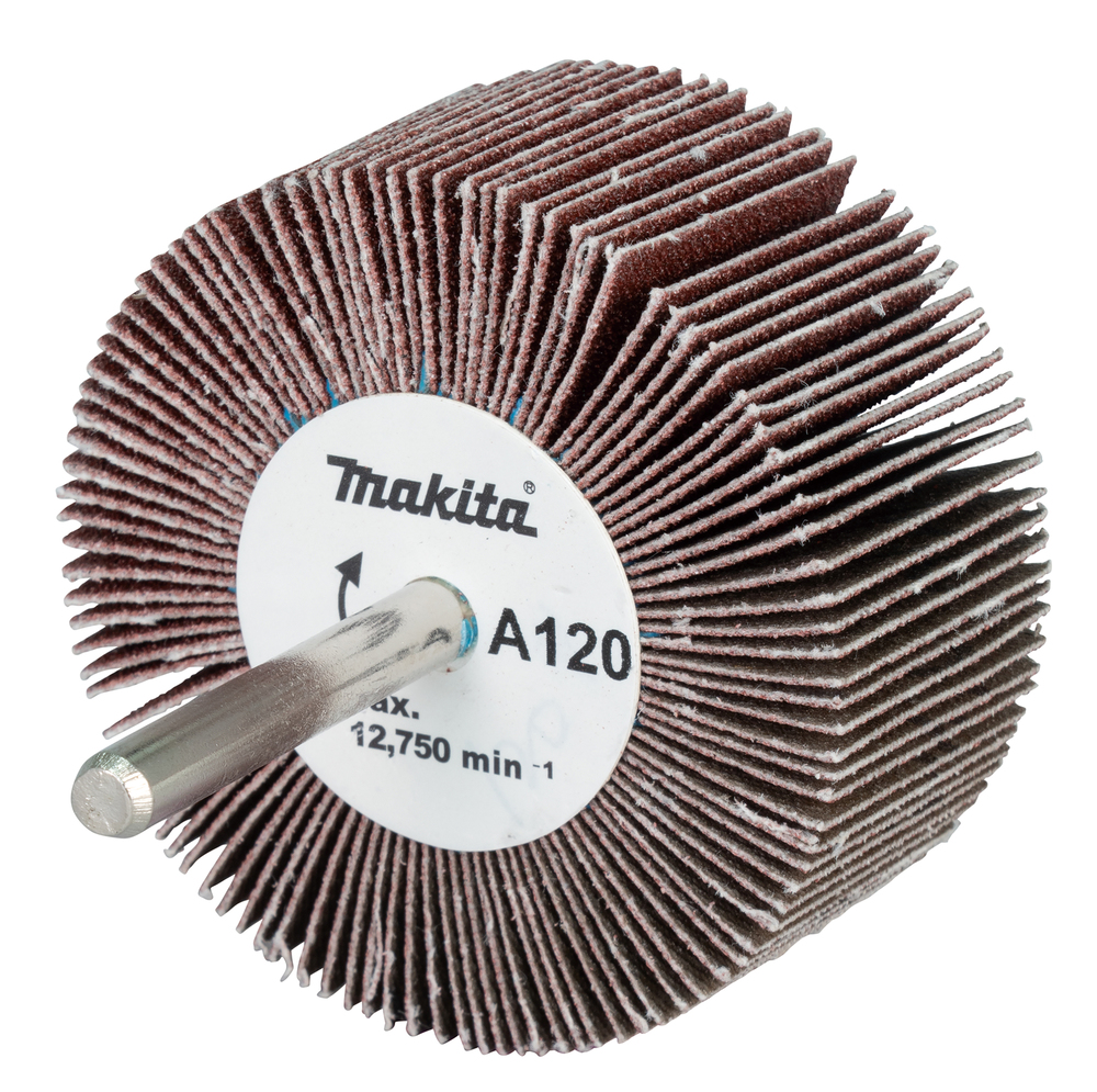 Cepillo Lijas Taladro, Ø60 X 30 Mm, A120 Makita D-75867 60X30 trabajo metal - Imagen 2