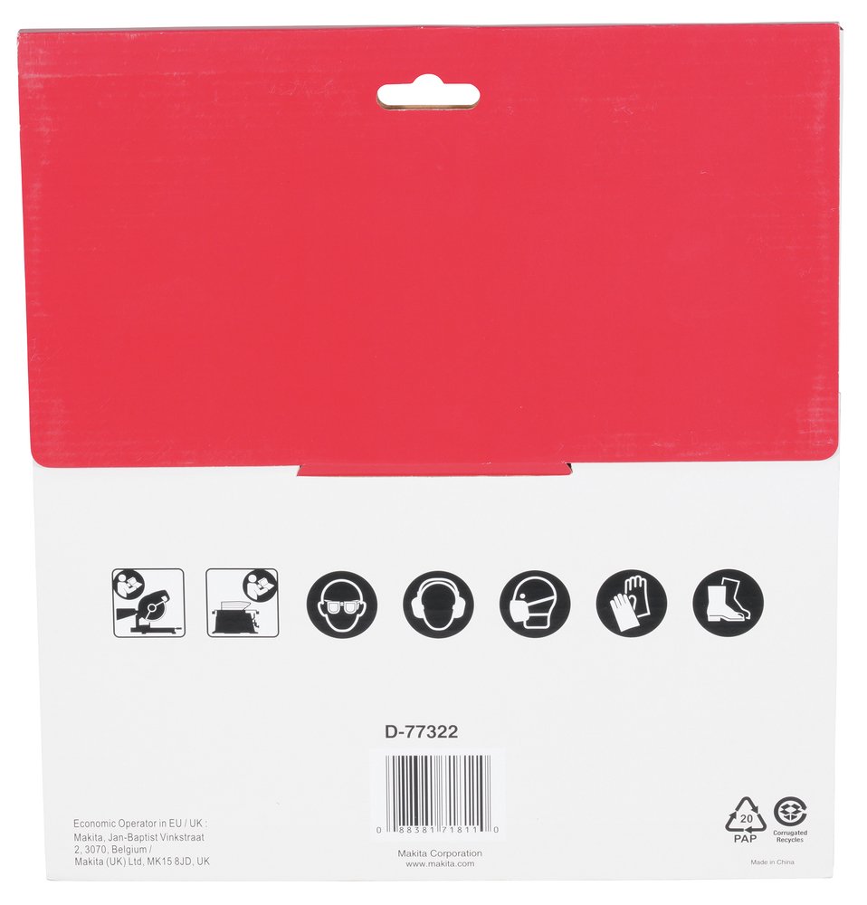 Disco Sierra Circular 260 X 40D X 30 Mm Makita D-77322 260 Mm corte - Imagen 4