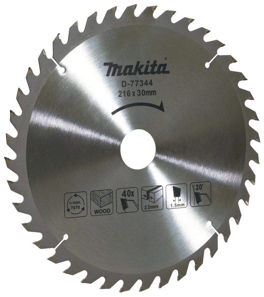 Disco de Sierra Makita D-77344 216X2 2X30 Mm corte